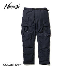 【NANGA ナンガ】TAKIBI DOWN PANTS タキビダウンパンツ（メンズ） NVY ネイビー パンツ オーバーパンツ 難燃素材 UDD 超撥水ダウン キャンプ アウトドア バイク タウンユース 10%OFF