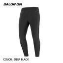 【SALOMON サロモン】CROSS RUN クロスラン ユニセックス DEEP BLACK ランニングパンツ トレーニングウェア ウエスト…