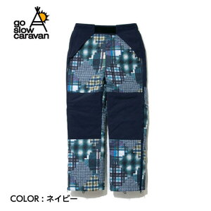 �ygo slow caravan �S�[�X���[�L�����o���z�`�F�b�N�L���e�B���O �I�[�o�[�p���c (MENS) �l�C�r�[ �I�[�o�[�p���c �������T�C�Y �d�˗��� �t���W�b�v�T�C�h �L���e�B���O �`�F�b�N�p�b�`���[�N
