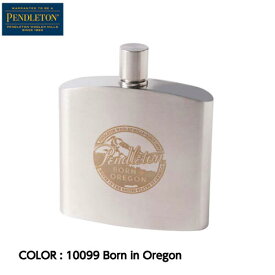 【国内正規品】【PENDLETON ペンドルトン】Whisky Bottle ウィスキーボトル 10099 Born in Oregon ワンサイズ ステンレス製 蒸留酒 ウィスキー ブランデー キャンプ アウトドア 19802140