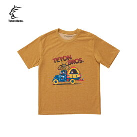 【Teton Bros. ティートンブロス】TB Pickup Tee (Men) ティービーピックアップティー メンズ Yellow Tシャツ ショートスリーブ 半袖 ポリエステル 吸汗速乾性 抗ピリング性 耐久性 ストレッチ性 抗菌防臭加工 UPF30 山行 トレッキング アウトドア TB241-81