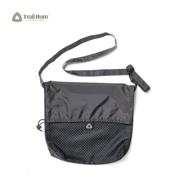 【Trail Bum トレイルバム】HIKER SACOCHE TURTLE ハイカーサコッシュ タートル DEEP BLACK サコッシュ 7L ハイク アウトドア
