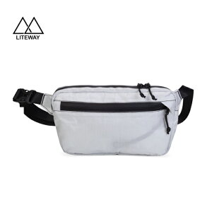 �yLITEWAY ���C�g�E�F�C�zFANNY PACK ULTRA �t�@�j�[�p�b�N�E���g�� White �z���C�g �E�G�X�g�o�b�O �V�����_�[�o�b�N ULTRA200X �y�� �ϋv�� �A�N�A�K�[�h�W�b�p�[ �^�E�����[�X �g���b�L���O ���s �A