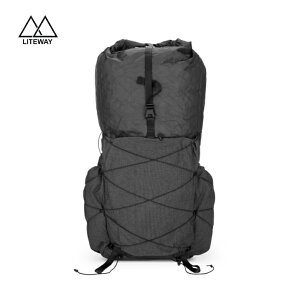 �yLITEWAY ���C�g�E�F�C�zELEMENTUM PACK ULTRA 50L �G�������^���p�b�N�E���g��50L Black �u���b�N �o�b�N�p�b�N���[���g�b�v ULTRA200X �ϋv�� 616g �y�� �t���{�����[��50L ���C��37L �o�R �g���b�L���O UL 