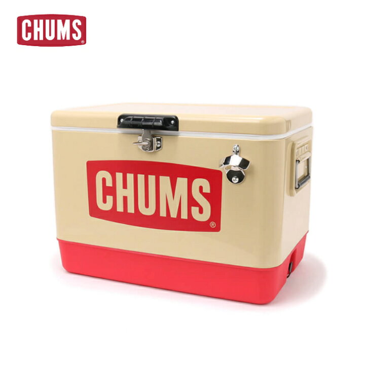 チャムス (CHUMS) スチールクーラーボックス ベージュ 温かかっ 54L 