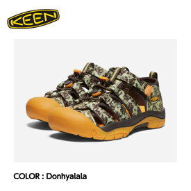 【KEEN キーン】ビッグキッズ ニューポート エイチツー サンダル Donhyalala サンダル 3シーズン ストラップベルト 速乾性 防滑性 耐摩耗性 普段使い おでかけ アウトドア 1027386 国内正規品 10%OFF 10%OFF