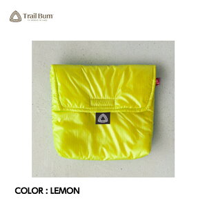 �yTrail Bum �g���C���o���zP.I.POUCH / MEDIUM LEMON ������ �|�[�` Primaloft �v���}���t�g �g���b�L���O �L�����v �A�E�g�h�A