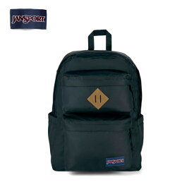 【JANSPORT ジャンスポーツ】DOUBLE BREAK ダブルブレイク BLACK バックパック 27L 高強度 軽量 15インチパソコンスリーブ 通勤 通学 タウンユース アウトドア JS0A3P6S008 国内正規品