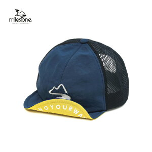 �ymilestone �}�C���X�g�[���zmilestone original cap �I���W�i���L���b�v �l�C�r�[�u���[ �L���b�v �X�q ���C���[�u���� �c�o���h�J LIGHTING YOUR WAY �g������ �g���b�L���O �A�E�g�h�A MSC-017
