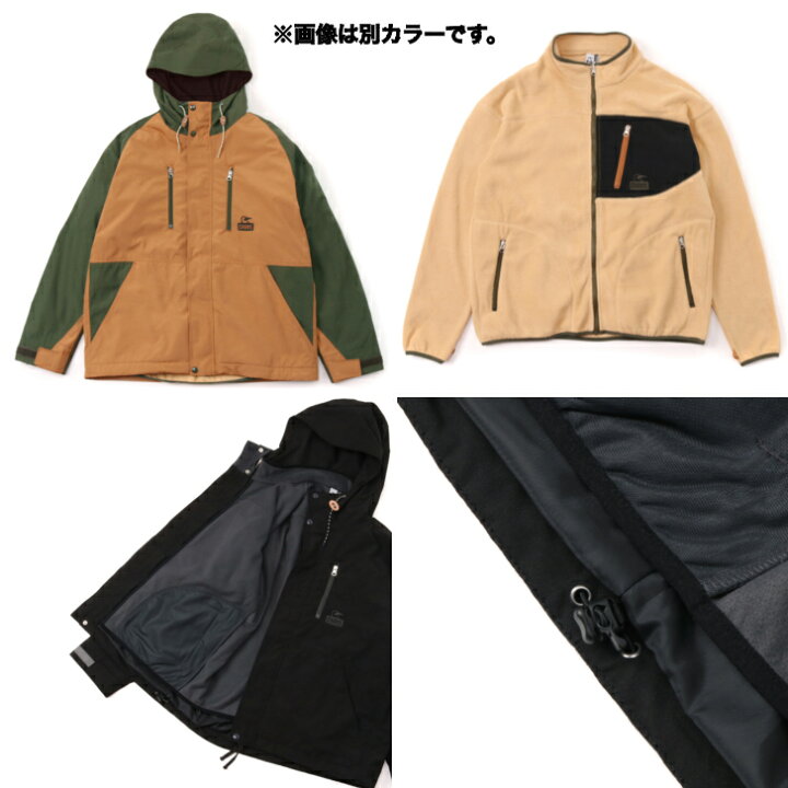 楽天市場】【CHUMS チャムス】3in1Jacket 3in1ジャケット Black 
