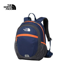 【THE NORTH FACE ノースフェイス】K Small Day スモールデイ（キッズ）UN アーバンネイビー バックパック デイパック リュック 子供用 15L チェストストラップ リフレクター 日常使い おでかけ アウトドア NMJ72360 国内正規品