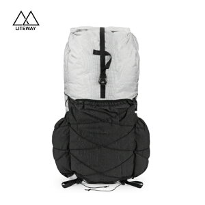 �yLITEWAY ���C�g�E�F�C�zELEMENTUM PACK ULTRA 50L �G�������^���p�b�N�E���g��50L White �z���C�g �o�b�N�p�b�N���[���g�b�v ULTRA200X �ϋv�� 616g �y�� �t���{�����[��50L ���C��37L �o�R �g���b�L���O UL 