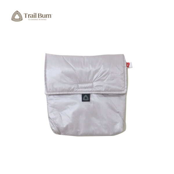 【Trail Bum トレイルバム】P.I.POUCH / MEDIUM SILVER シルバー ミディアムサイズ ポーチ 0.6L Primaloft プリマロフトインサレーション 保温性 撥水性 軽量 サイレント ソフトケース 収納ケース コジー トレッキング UL キャンプ アウトドア 国内正規品