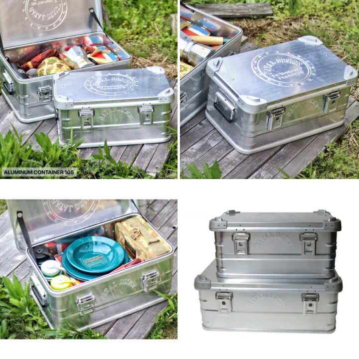 楽天市場】【NATAL DESIGN ネイタルデザイン】ALUMINUM CONTAINER 105  