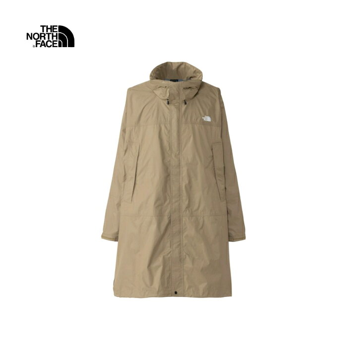 【THE NORTH FACE ノースフェイス】ハイドレナレインポンチョ(ユニセックス) CK クラシックカーキ 防水ポンチョ レインウェア 防風 防水 パック着用可能デザイン フード収納 スタッフサック付き デイリーユース キャンプ フェス アウトドア NP12630 国内正規品 - メイン画像 2