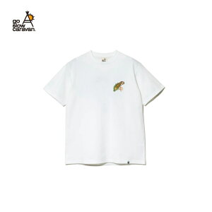 �ygo slow caravan �S�[�X���[�L�����o���zPIECLEX �Ƃ����낱���h�J TEE (MENS) �z���C�g T�V���c ���� ��78�� PIECLEX22% �R�ی��� MADE IN JAPAN �^�E�����[�X �A�E�g�h�A 702681092002 369302
