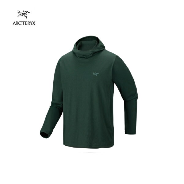 【ARC'TERYX アークテリクス】コーマックフーディ メンズ Dark Jade レギュラーフィット 登山 ハイキング アウトドア X000010294 国内正規品