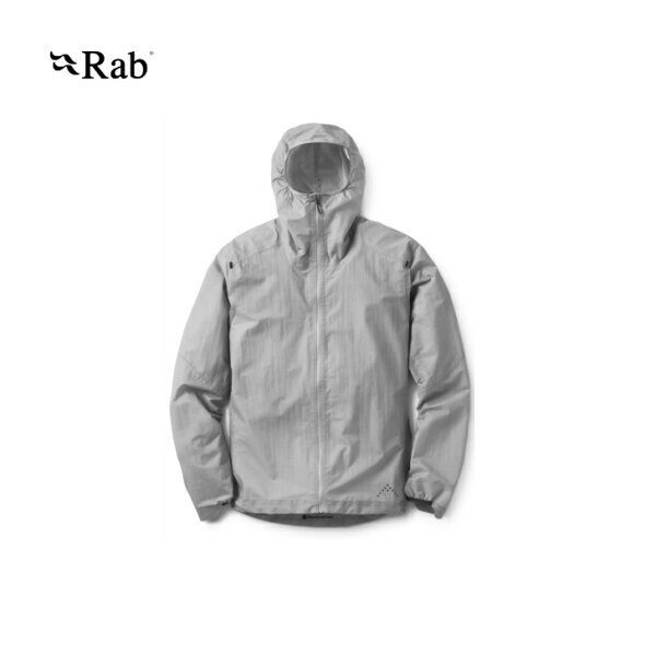 【Rab ラブ】Phantom Jacket ファントムジャケット ライトジンク レインウェア 防水ジャケット 軽量 約116g フェザーライト 収納性 透湿性 フード内ベンチレーション マウンテンランニング ハイク 登山 アウトドア 国内正規品