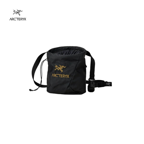 【ARC'TERYX アークテリクス】イオン SL チョークバッグ 24K Black Lサイズ チョークバッグ 75g 軽量 耐久性 ロッククライミング アウトドア X000010364 国内正規品