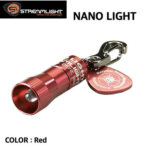 国内正規品 無料長期保証 STREAMLIGHT ストリームライト NANO LIGHT ナノライト 10ルーメン Red コンパクト レッド 軽量 驚きの価格が実現