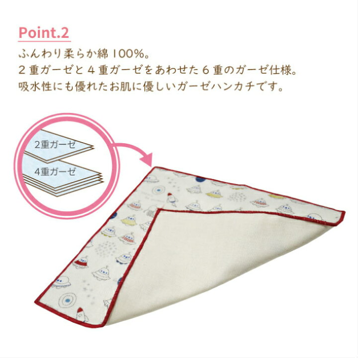 楽天市場 ハンカチ 3枚セット 綿100 6重ガーゼ 正方形ハンカチセット 男 女 ふんわり 柔らか 赤ちゃんのお口拭き プレゼント 宙柄 星柄 車柄 いぬ柄 花柄 ジュエルベア柄 ポスト投函 cm スクエア Fun Daily