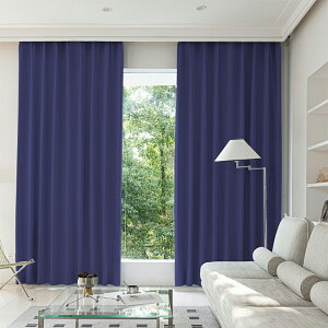 1Color �J�[�e�� ���F�n�F�l�C�r�[ �� 100/150/200cm × �� 90�`230cm �yhalf_moon_D2_16nv�z