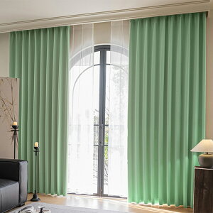 1Color �J�[�e�� �ΐF�n�F�A�C�X�O���[�� �� 100cm × �� 110�`200cm �yhalf_moon_D3_29ign�z