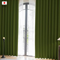 楽天市場】オリーブ（丈（カーテン）～ 90.9cm）（カーテン 