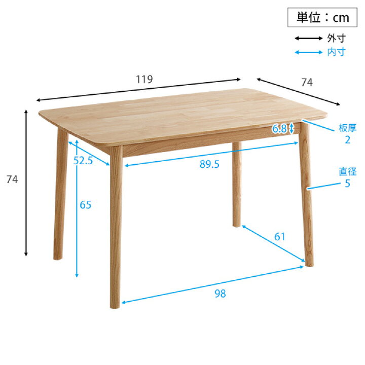楽天市場】家具o ダイニング5点セット 120cm幅 : Fun daily 