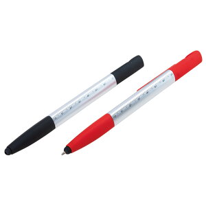 便利グッズ 6in1ボールペン 選べる25〜100本 個包装(PP袋) 1-ボールペン黒 2-タッチペン 3-スマホスタンド 4-定規(7cm) 5-クリーナー 6-ドライバー(+,-) オフィス用品 文具 筆記 粗品 ノベルティ アン