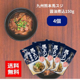 【公式】フンドーダイ 九州熊本馬スジ醤油煮込 150g×4【 クリックポスト 同梱不可 送料無料 九州醤油 醤油 しょうゆ 調味料 ギフト プチギフト 熊本 九州 贈り物 馬肉 馬 郷土料理 お土産 お取り寄せ】