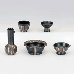 五具足 星の夜 具足 ミニ仏具 モダン コンパクト リン 現代仏壇 高級 おしゃれ 感動葬儀。FUNE フューネ