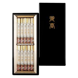 伽羅永寿 塗箱短10入 線香 贈答用 進物線香 初盆見舞い 新盆見舞い お盆 お供え 寒中見舞い 普段使い 仏前線香 FUNE 感動葬儀。