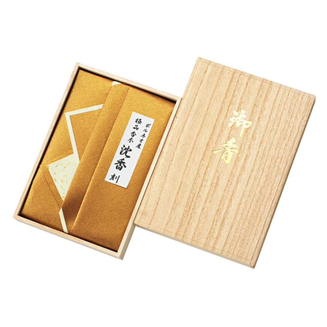 日本香堂 ボルネオ産 極品 香木 沈香 刻 30g香木 最高品質の