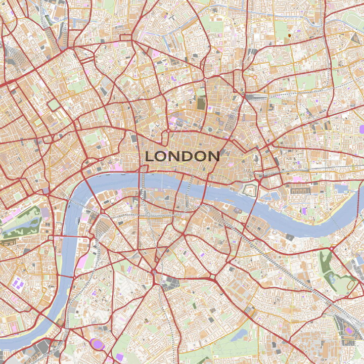 楽天市場 都市地図 ポスター ロンドン A1 フレーム付 イギリス ロンドン 世界地図 アートマップ Fungoal