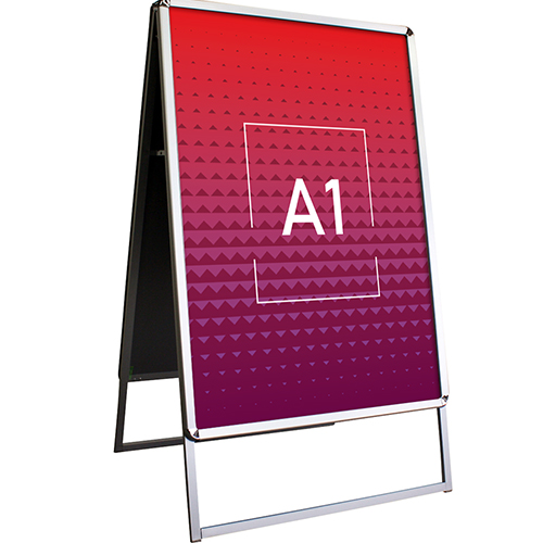 A型看板 [ A1 ] 【 看板 】 両面 ポスター 屋外 A型 スタンド 看板 店舗用 看板 アルミフレーム 送料無料 | Fungoal