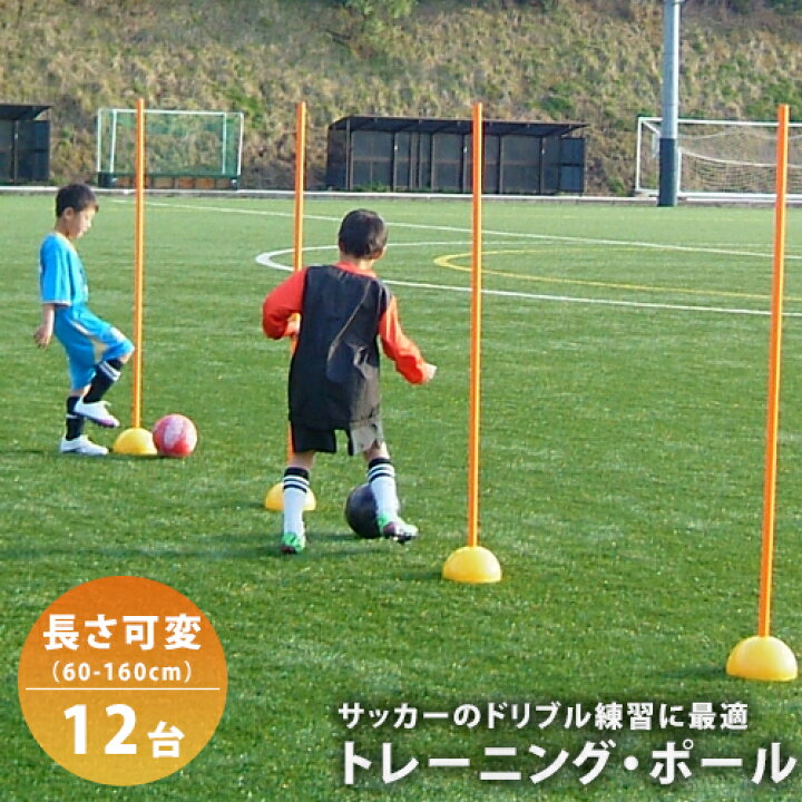 楽天市場 トレーニングポール 160cm 12本 サッカー ドリブル パス 練習 コーン 脚力強化 フットサル スポーツ ミニコーン 練習用品 器具 トレーニング トレーニング 送料無料 Fungoal