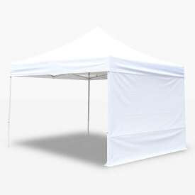 テント用 横幕　窓なし【 サイズ 2M／3M 一面 】サイドウォール サイドシート 7色 ( 青 赤 白 黄 ピンク 緑 黒 ) 防水 防炎 UVカット 簡単 送料無料