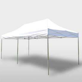 大型簡易テント【6M】ワンタッチテント タープテント 青・赤・黄・白・緑・ピンク・黒の7色 防水 防炎 UVカット コンパクト収納 イベントやスポーツに