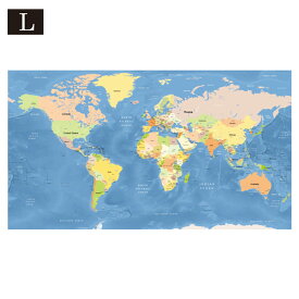 世界地図 ポスター【ミニマム】L [ラミネート加工] 大型(1,570×880mm) 英語版 world map インテリア おしゃれ デザイン