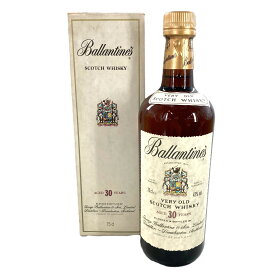 【中古】Ballantine's バランタイン 30年 ブレンデッドスコッチウイスキー 750ml 43% 箱付【WI-451】