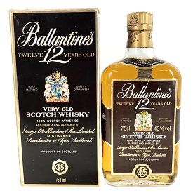 【中古】Ballantine's バランタイン 12年 ブレンデッドスコッチウイスキー 750ml 43% 箱付【SK-50】