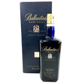 【中古】Ballantine's バランタイン リミテッド 旧ボトル ブレンデッドスコッチウイスキー 750ml 43% 箱付【WI-419】