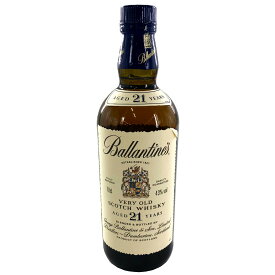 【中古】Ballantine's バランタイン 21年 旧ボトル ブレンデッドスコッチウイスキー 700ml 43%【WI-615】