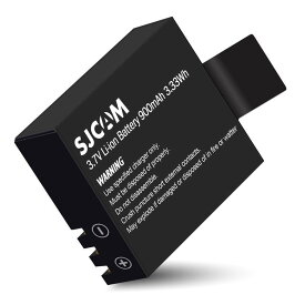SJCAM社製スポーツカメラ用バッテリー SJ4000Wifi /SJ5000x/SJ9000x等対応 容量900mAh 正規品 SJBT900