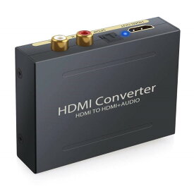 HDMIデジタルオーディオ分離器 HDMI SPDIF RCA 出力 オーディオ 分離器 1080P対応 HDMI2AUD