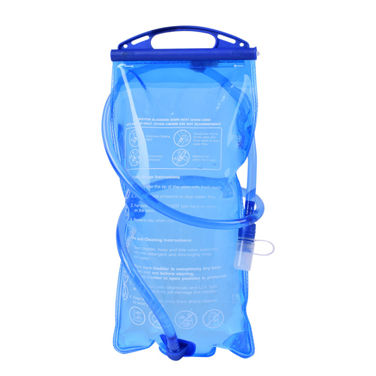 グリップ付き 水補給袋 2L 2リットル ハイドレーションウォーターキャリー 給水式 水筒 水分補給 WP2019L2