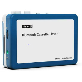 Bluetoothカセットプレーヤー 乾電池/USB給電両用 ポータブル音楽プレーヤー ステレオ イヤホン付き 無線カセットプレーヤー EZCAP215