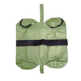 【2枚セット】ウェイトバッグ 固定用砂袋 テント タープ固定用 のぼり旗の重し袋 オックスフォード布 丈夫 ファスナー TRK4211S2