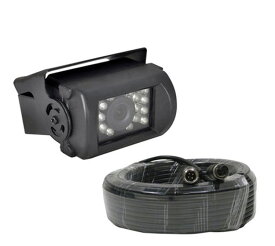 防水バックカメラ 赤外線LED18発 防水バックカメラ+20M4ピンコネクタケーブル SharpCCD BK500CBPRO